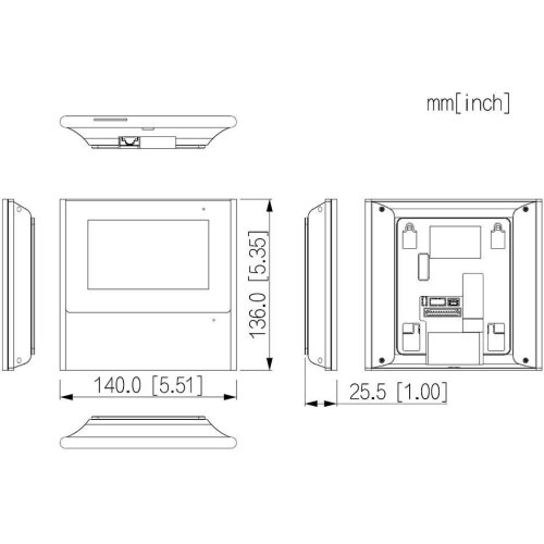 Відеодомофон Dahua Technology DHI-VTH2611L-WP