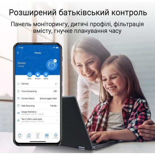 Wi-Fi Mesh система Asus ZenWiFi BD4 2-pack White (90IG0960-MO3C20)