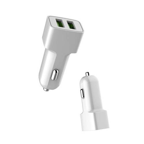 Автомобільний зарядний пристрій ColorWay CW-CHA009-WT, AutoID, білий