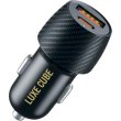 Автомобільний зарядний пристрій Luxe Cube, 2xUSB, 36W, чорний (4446689880957)