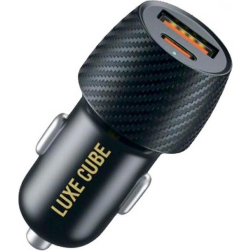 Автомобільний зарядний пристрій Luxe Cube, 2xUSB, 36W, чорний (4446689880957)