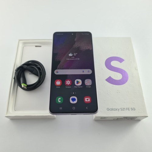Смартфон Samsung Galaxy S21 FE 5G (G990B) 128Gb Lavender (SM-G990BLVDSEK) USED **