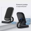 Бездротовий зарядний пристрій ColorWay Wireless Stand 15W Black (CW-CHW31Q-BK)