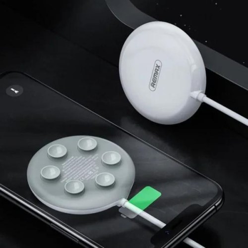 Бездротовий зарядний пристрій Remax RP-W14 Xiao Xiao Wireless White (6954851233015)