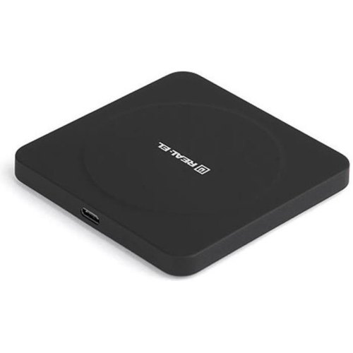 Бездротовий зарядний пристрій REAL-EL WL-710 5W Black (EL123160018)