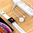 Бездротовий зарядний пристрій Usams US-CC076 2in1 USB Charging Cable for iPhone/Apple Watch White (CC076WH01)