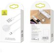 Бездротовий зарядний пристрій Usams US-CC076 2in1 USB Charging Cable for iPhone/Apple Watch White (CC076WH01)