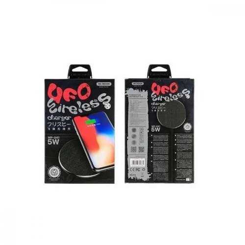 Бездротовий зарядний пристрій WK WP-U41 UFO Wireless Black (6941027601662)