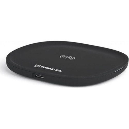 Бездротовий зарядний пристрій REAL-EL WL-740 15W Black (EL123160019)