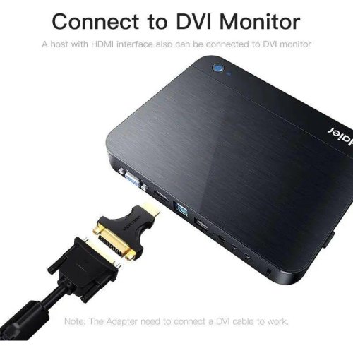 Адаптер Vention HDMI - DVI (M/F), Black (AIKBO)