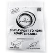 Адаптер Cablexpert DisplayPort - HDMI (M/F), 0.1м, White (A-DPM-HDMIF-002-W)