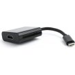 Адаптер Cablexpert USB Type-C - HDMI (M/F), 0.15м, чорний (A-CM-HDMIF-01)