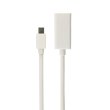 Адаптер Cablexpert mini DisplayPort - HDMI (M/F), 0.15м, White (A-mDPM-HDMIF-02-W)