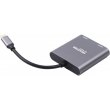 Адаптер-перехідник Maxxter 2хHDMI - USB Type-C 2.0 (F/M), 0.1м, Grey (V-CM-2HDMI)