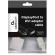 Адаптер Cablexpert DisplayPort - DVI (M/F), 0.1м, білий (A-DPM-DVIF-002-W)