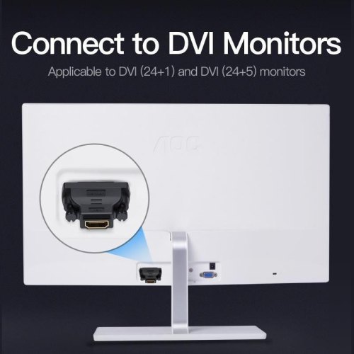 Адаптер Vention HDMI - DVI 1.4 (F/M), Black (ECDB0)