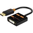 Адаптер Сabletime DisplayPort - DVI (M/F), 0.2м, Black (CP24B)