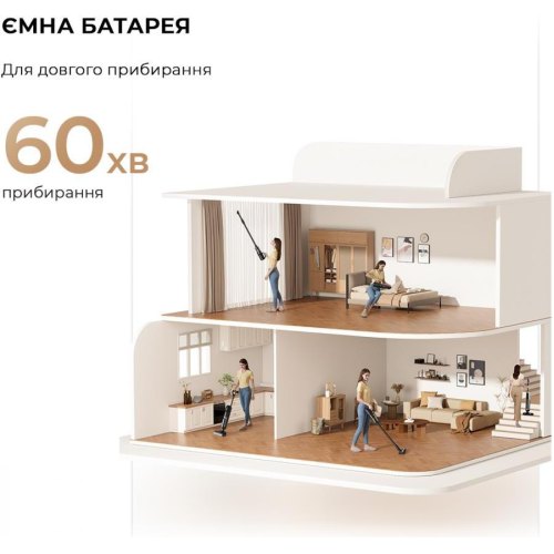 Акумуляторний миючий пилосос Dreame H12 Dual (HHV4)