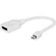 Адаптер Cablexpert mini DisplayPort - DisplayPort (M/F), 0.1м, White (A-mDPM-DPF-001-W)