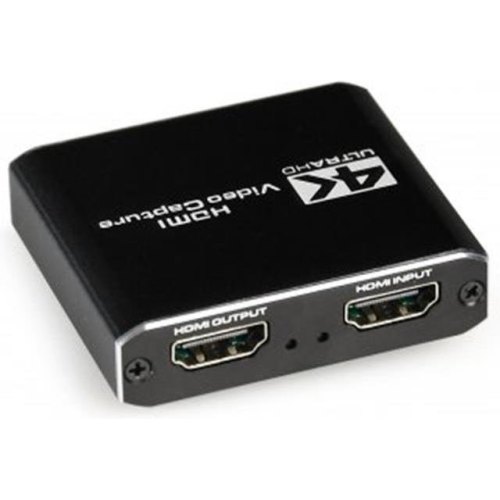 Адаптер Cablexpert HDMI - HDMI/USB/3.5мм (F/F), Black (UHG-4K2-01)