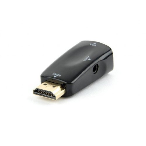 Адаптер Cablexpert HDMI - VGA/3.5мм, чорний (AB-HDMI-VGA-02)