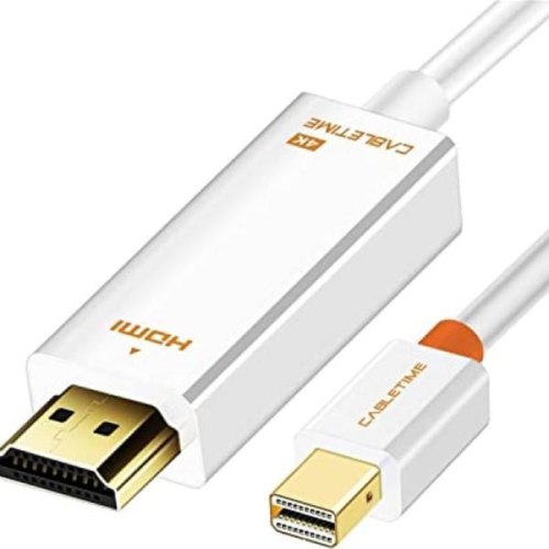 Адаптер Сabletime mini DisplayPort - HDMI (M/M), 0.2м, White (CP27B)