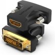 Адаптер Vention HDMI - DVI (F/M), Black (AILB0)