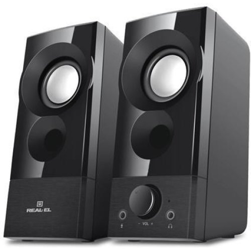 Акустична система 2.0 REAL-EL S-90 Black (EL121100011)