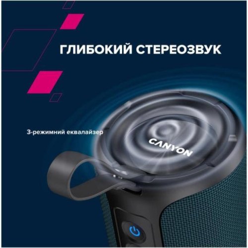 Портативна колонка Canyon OnMove 15 Dark Blue (CNE-CBTSP15BK)