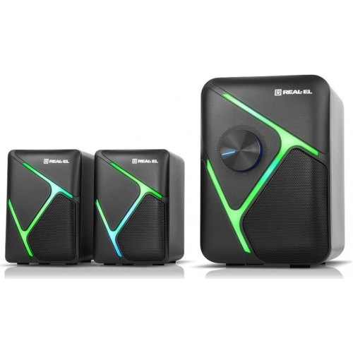 Акустична система 2.1 REAL-EL M-320 Black (EL121300014)