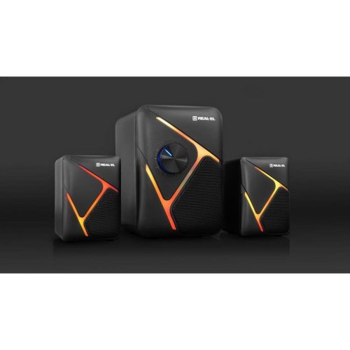 Акустична система 2.1 REAL-EL M-320 Black (EL121300014)