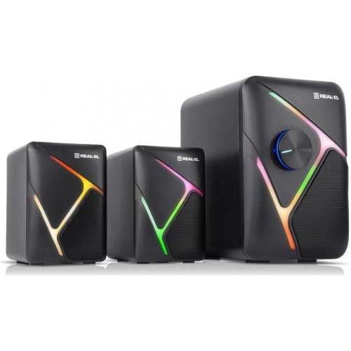 Акустична система 2.1 REAL-EL M-320 Black (EL121300014)