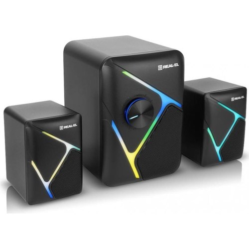 Акустична система 2.1 REAL-EL M-320 Black (EL121300014)