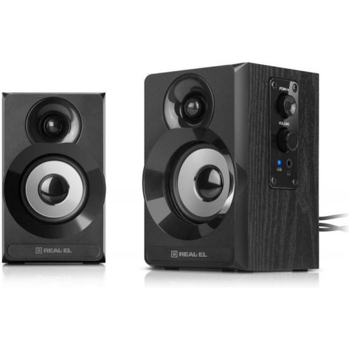 Акустична система 2.0 REAL-EL S-217 Black (EL121200013)