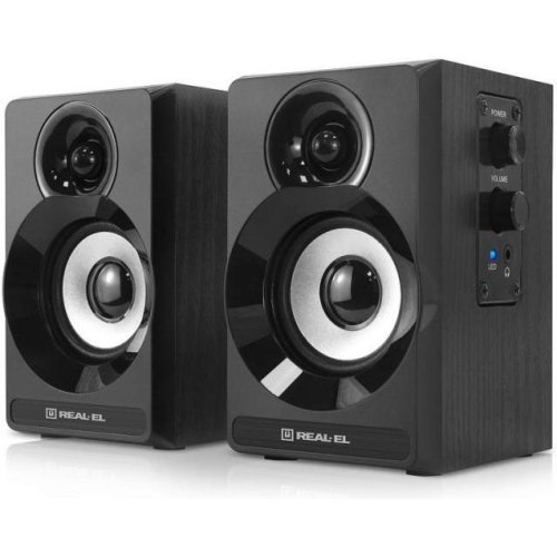 Акустична система 2.0 REAL-EL S-217 Black (EL121200013)