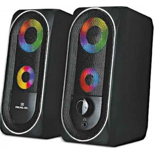 Акустична система 2.0 REAL-EL S-200 Black (EL121200008)