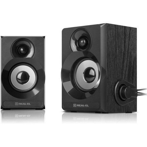 Акустична система 2.0 REAL-EL S-200 Black (EL121200008)