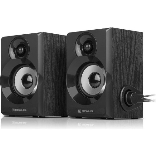Акустична система 2.0 REAL-EL S-200 Black (EL121200008)