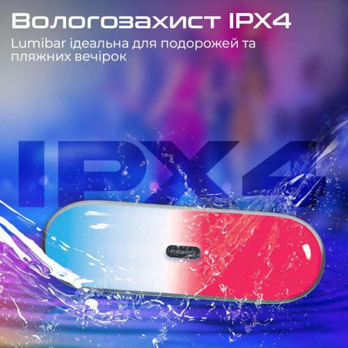 Портативна колонка Promate Lumibar Black