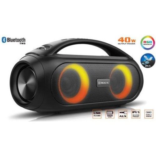 Портативна колонка REAL-EL X-745 Black (EL121600012)