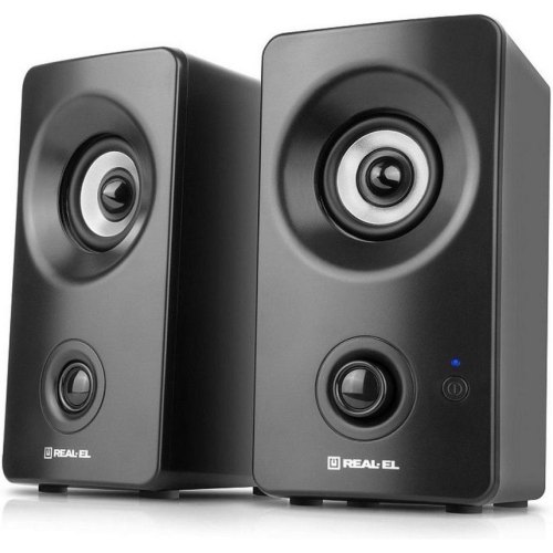 Акустична система 2.0 REAL-EL S-405 Black (EL121100016)
