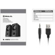Акустична система 2.0 REAL-EL S-405 Black (EL121100016)