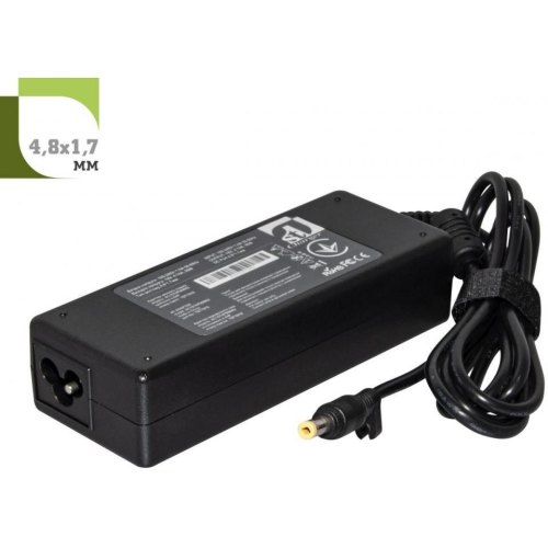 Блок живлення для ноутбуків 1StCharger, для HP, 19V, 90W, 4.74A, 4.8х1.7мм (AC1STHP90WA2)