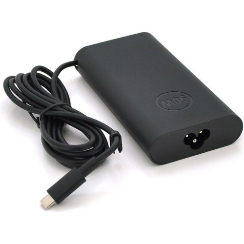 Блок живлення для ноутбуків Merlion, для Dell, 90W, USB Type-C, кабель живлення (LDL90/Type-C/28339)