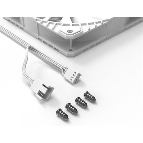 Вентилятор для корпусу ID-Cooling, 140мм, білий (WF-14025-XT White V2)