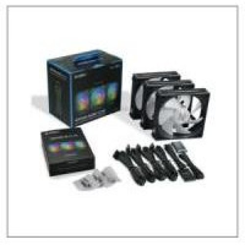 Набір вентиляторів для корпусу Lian Li Uni Fan AL V2, 3x120мм, Black (G99.12ALV23B.00)