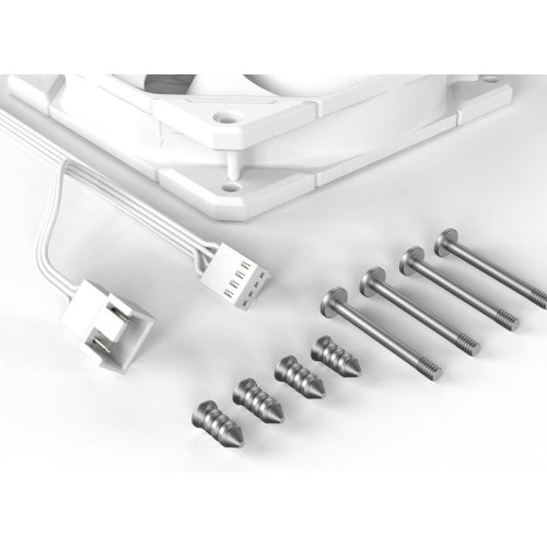 Вентилятор для корпусу ID-Cooling, 120мм, білий (TF-12025-Pro White)