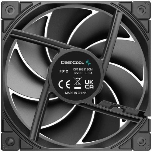 Вентилятор для корпусу DeepCool FD12, 120мм (R-FD12-BKNPN1-G)