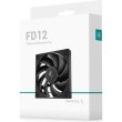Вентилятор для корпусу DeepCool FD12, 120мм (R-FD12-BKNPN1-G)