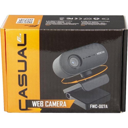 Вебкамера Frime FWC-007A, FHD, з триподом, чорна